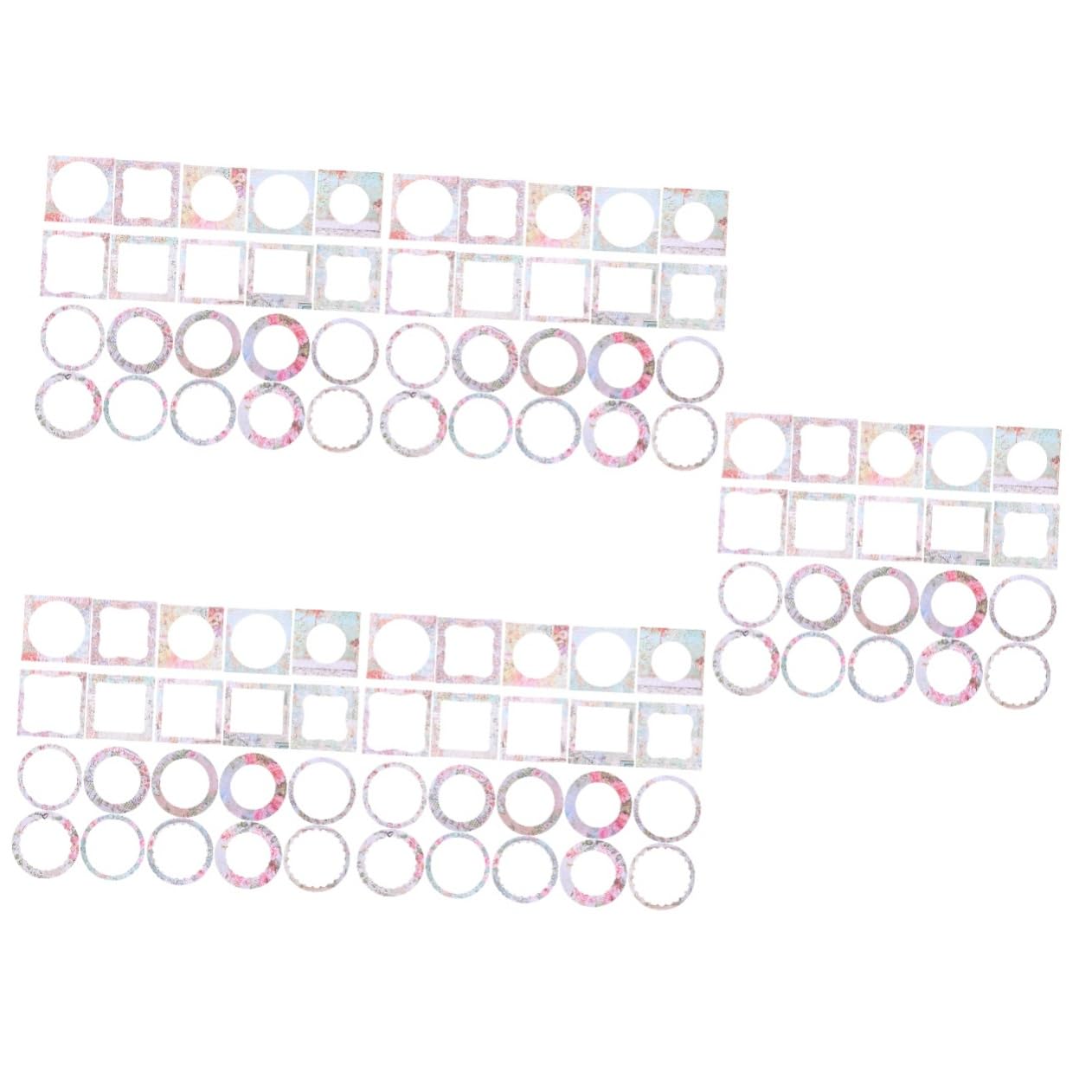 10sets Scrapbook Hollow per Decorazioni Artigianali per Biglietti e Scrapbooking Colori e Saturati