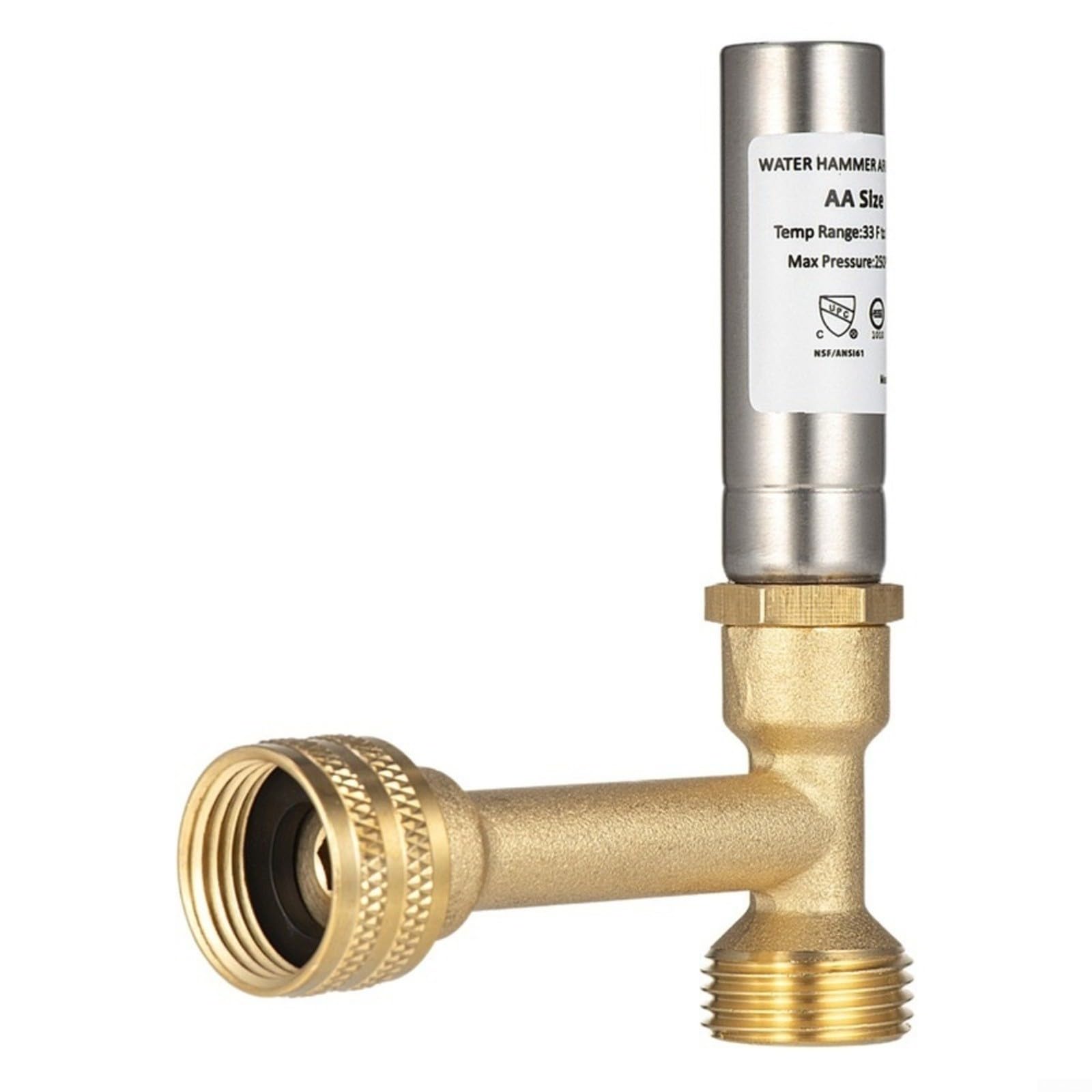 Pare-marteau à eau cuivre machine à laver filetage NH 1,9 cm réduction bruit