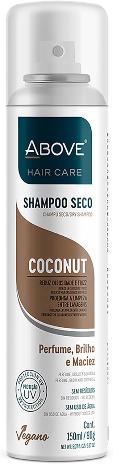 Shampoo Seco Coconut 150ml: Limpeza Rápida e Prática — Melhor fragrância suave e duradoura