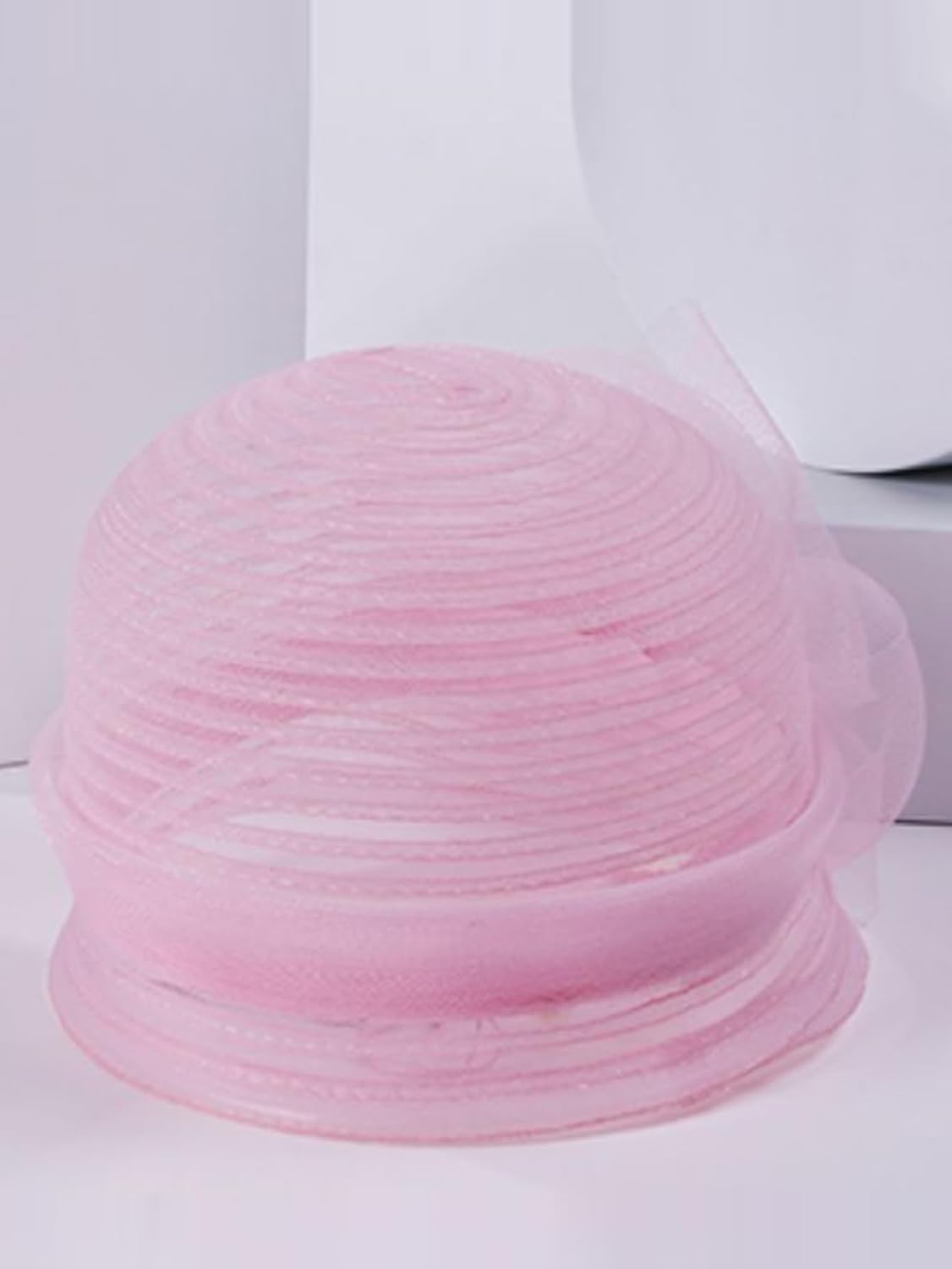 Pink Floral Derby Wedding Fascinators Hats for Women Ladies Cocktail Church Tea Party Dress Kentucky Fedora Hat Floppy Sun Cap - Image 4