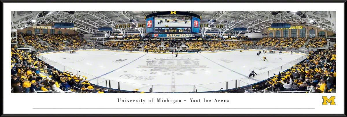 Michigan Wolverines Hockey - Unframed 40 x 13.5 Poster by Blakeway Panoramas