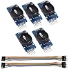 VKLSVAN 5PCS High Precision DS3231 AT24C32 IIC Real Time Clock Module Board Timer Memory Module Beats Replace DS1307 20P Jumper Cable