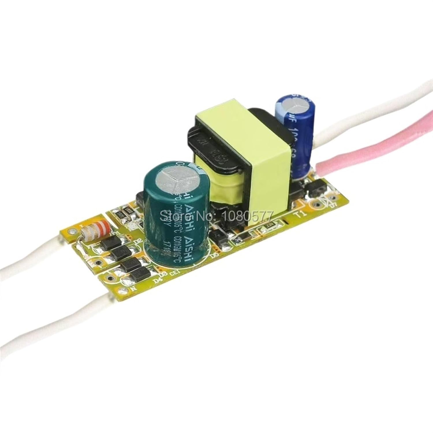 1-10pcs 1W-50W Constant Current LED Driver Lamp Power Supply 280mA 300mA 3W 5W 7W 9W 10W 20W 30W 36W 50W Lighting(10 Pieces,4-7x1w DC12-24V)