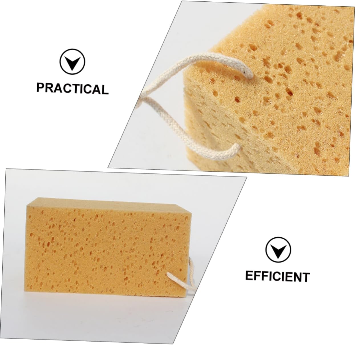 STOBAZA 4Pcs Honeycomb Wear Car Washing Sponge Cleaning Block Absorbent Auto Detailing Sponges for Car Care and Maintenance