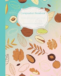 Composition Notebook Nuts: College Ruled 120 pages 7.5 x 9.25 inches