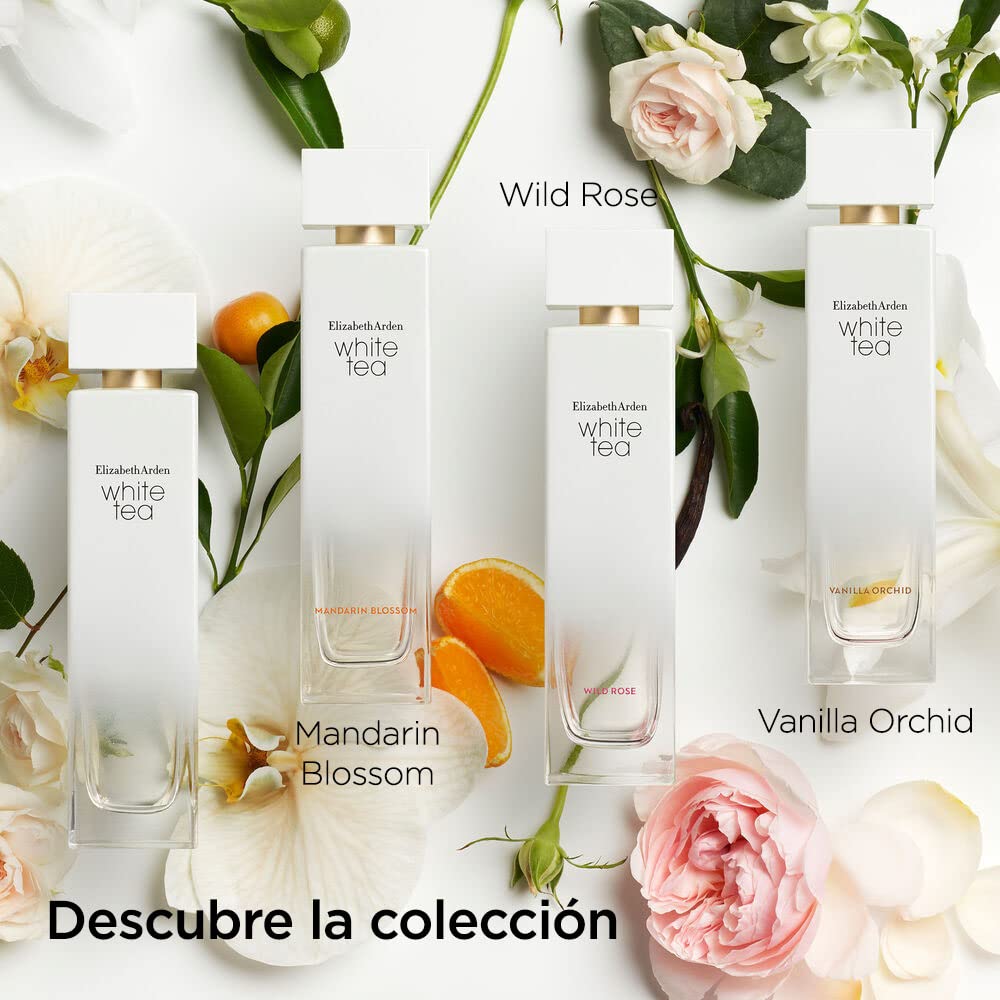 Elizabeth Arden White Tea, Set de Perfume de Mujer (100ml) + Crema Hidratante Corporal (400ml) + Crema para Manos y Uñas (30ml)