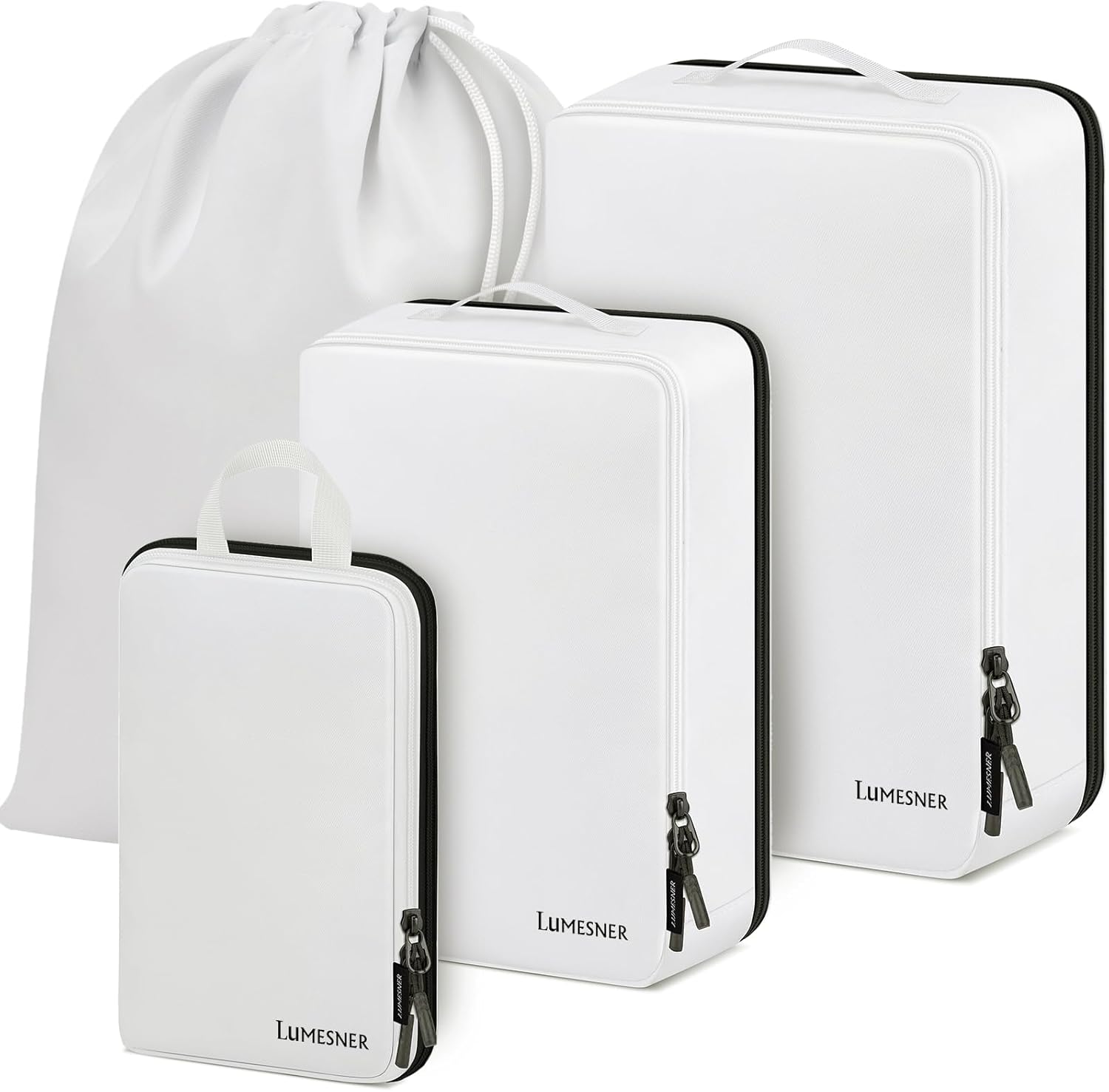 Compression Packing Cubes, Lumesner 8 Set Travel Packing Cubes for Carry on Suitcases