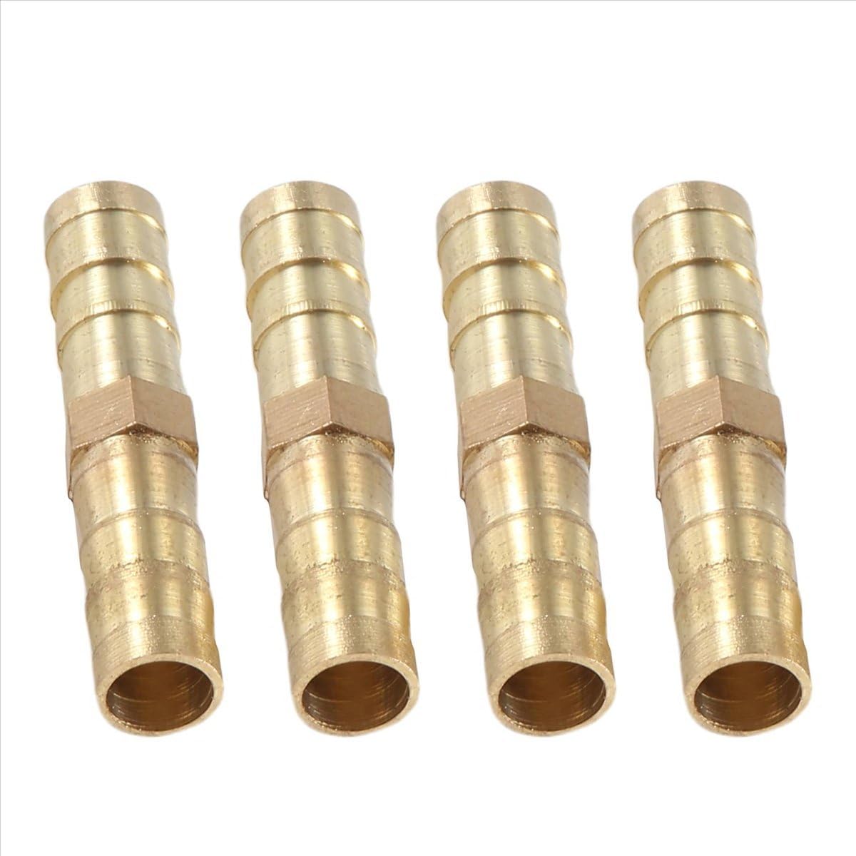 QLHbro 5pcs 8mm Inner Dia Air Gas Straight Hose Pipe Barb Coupler