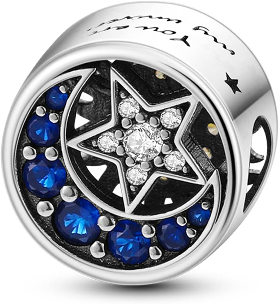 925 Sterling Silver Charms for Bracelets and Necklaces Dangle Pendants Beads Charms Jewelry Charm for Women Mother