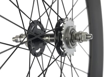 SUPERTEAM 3Spokes عجلات ثابتة 700C Clincher 17Cogs