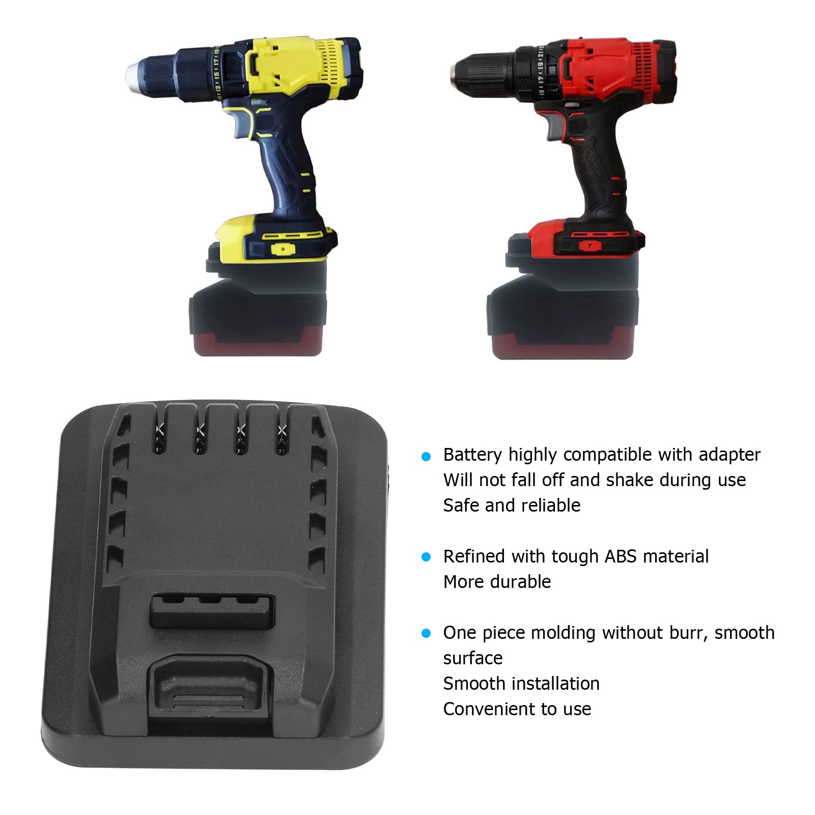 Adaptador de Batería para Metabo, Convertidor de Batería de Litio de 18v a STANLE para Craftsman 18v 20v V20, Herramienta Convertidora de Energía de Litio