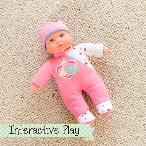 Toyrific Snuggles Sophia Baby Doll | Interactive Talking Soft Body New-born Baby Doll with 6 sounds for Kids, Ages 3+ 28cm