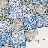 SPIELEND LEICHT AUFBRINGEN - Kein Nass verkleben wie bei billigen Produkten. Garantiert blasenfrei dank Bubble-Free Technologie. Alte Fliesen neu gestalten wird zum Kinderspiel mit unseren Mosaikfliesen!