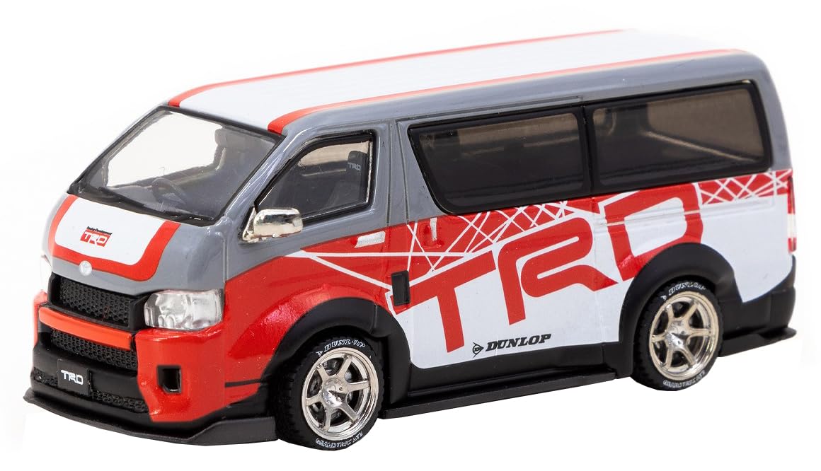 ミニカー 1/64ハイエース　海外仕様　4台セット ミニカー 1/64ハイエース 海外仕様 4台セット