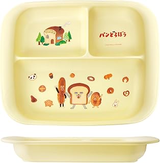 スケーター(Skater) ベビー食器 ランチプレート 子供用 抗菌 プラスチック製 470ml 子供食器 食器 パンどろぼう XP7AG-A