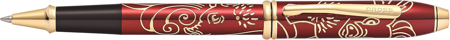 Cross 2019 Townsend Zodiac Year of the Pig Selectip Rollerball Pen with 23KT Gold-Plated Appointments