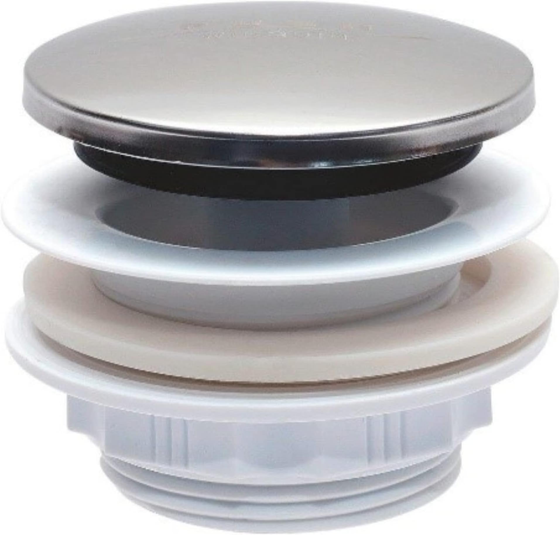 Wirquin SP720099 Quicl-Clac Bath Plug Without Overflow, White