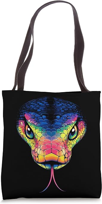 Snake Python Cobra Mamba Rattlesnake Lover Cute Snakes Tote Bag