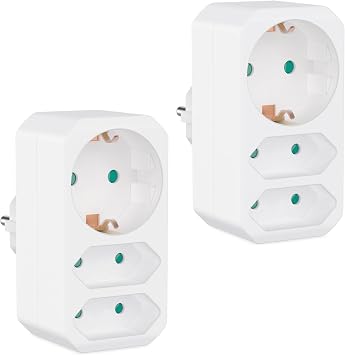 benon 2 x Multi-Plugs White