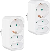 benon 2 x Multi-Plugs, White