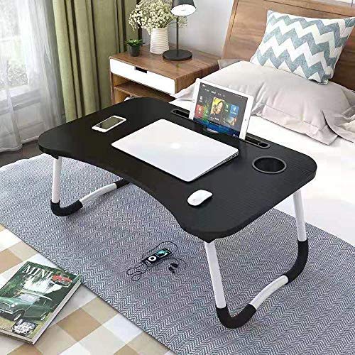 Unique Store Multipurpose Foldable Laptop Table with Cup Holder, Study Table, Bed Table, Breakfast Table, Foldable and Portable/Ergonomic & Rounded Edges/Non-Slip Legs(Colour May Very) (B08KTMDQ5C) Amazon Price History, Amazon Price Tracker