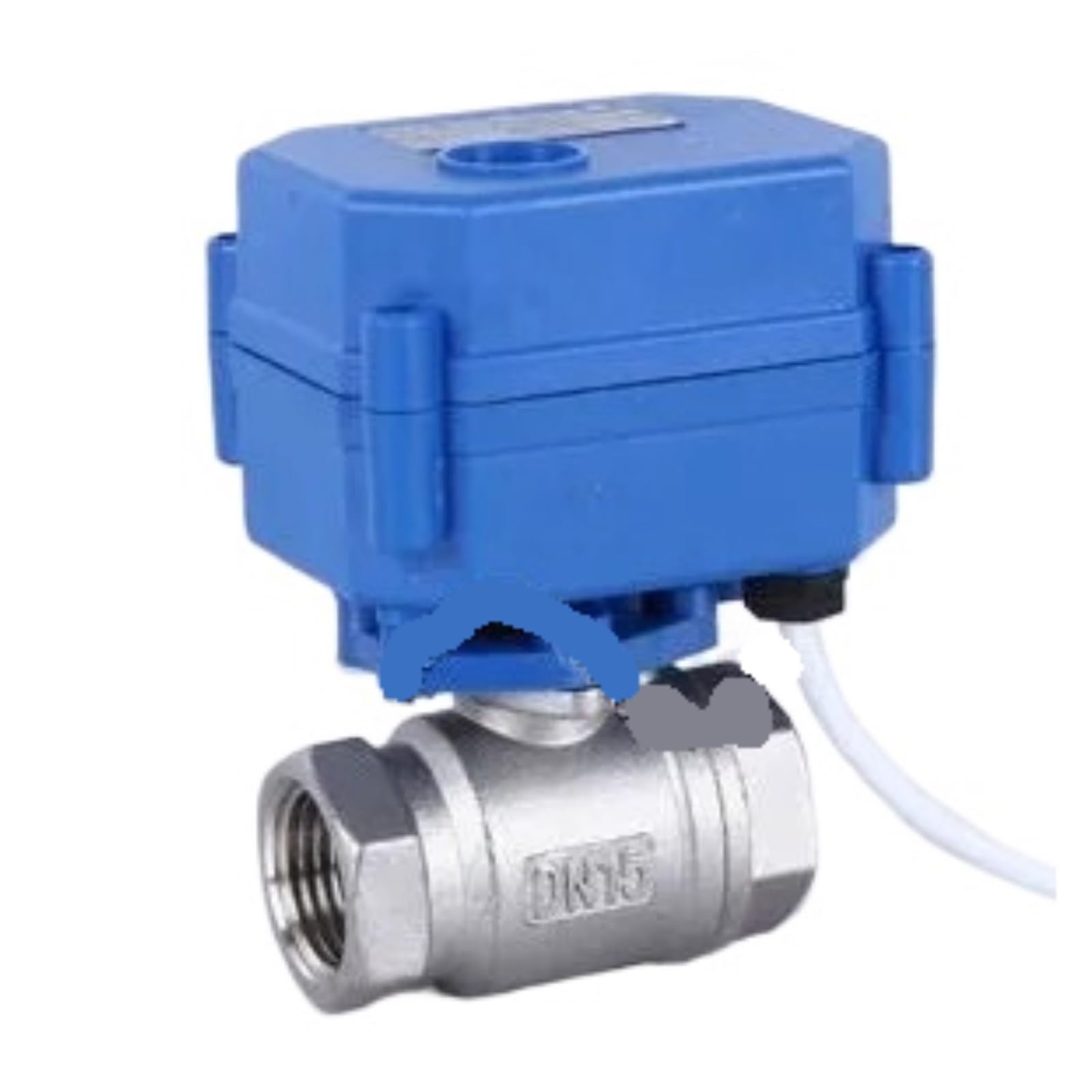 Válvula de bola motorizada de acero inoxidable DN25 para control automático de agua