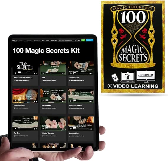 100 Magic Secrets Tricks Kit