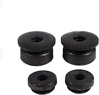 Autycle Rubber Upper Lower Radiator Cushion Mount Bushings for Honda Civic CR-V HR-V Odyssey - 4pcs OE 74173-SJ4-000 74172-SM4-000