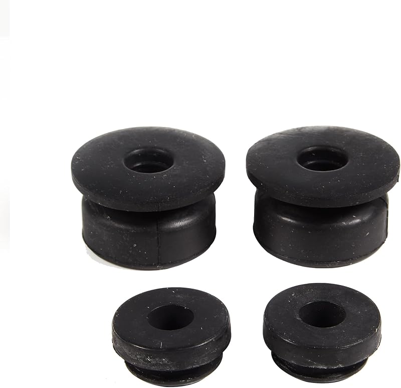 Buchas de apoio superior e inferior do radiador Autycle para Honda – Kit com 4 unidades