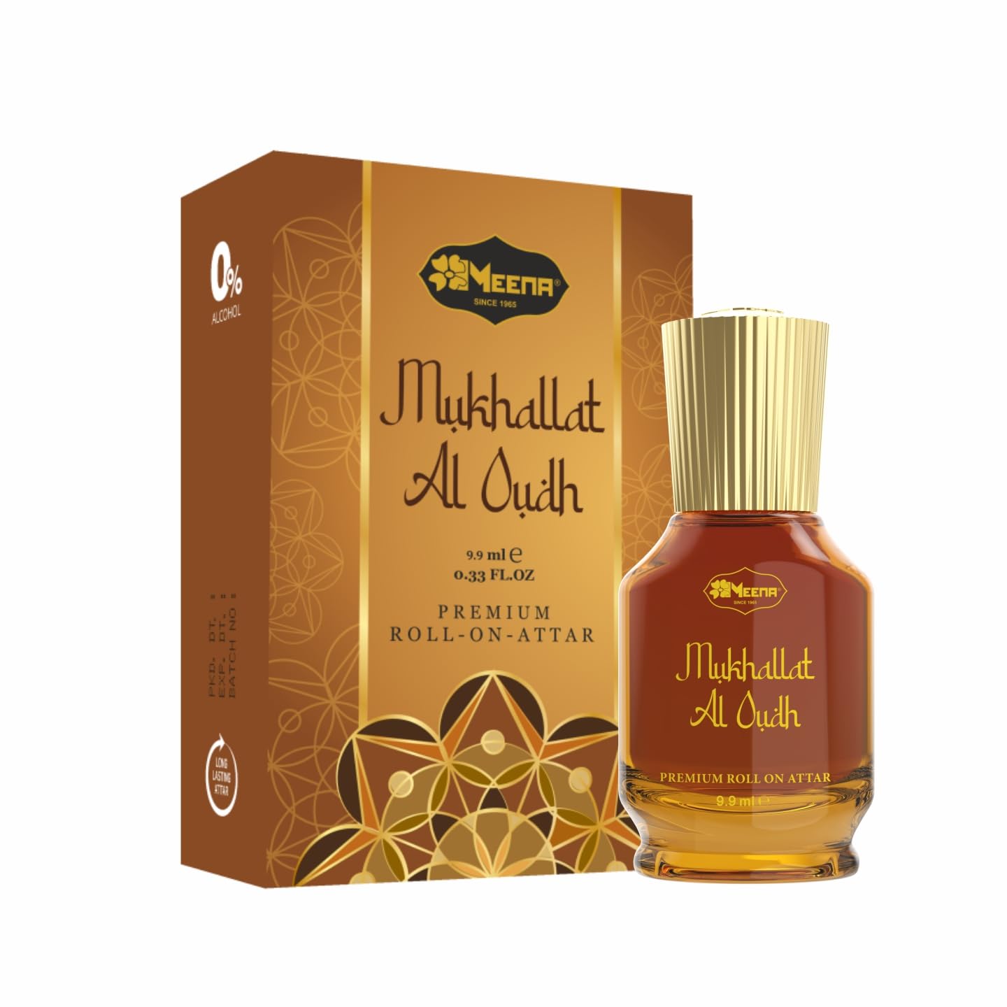 MEENA Mukhallat Al Oudh Attar Roll On 9.9 ML | Alcohol Free & Chemical Free Perfume Oil | Organic Unisex Fragrance | Sweet Herbal Floral Spicy Woody Notes | Long Lasting Natural Attar-image-23