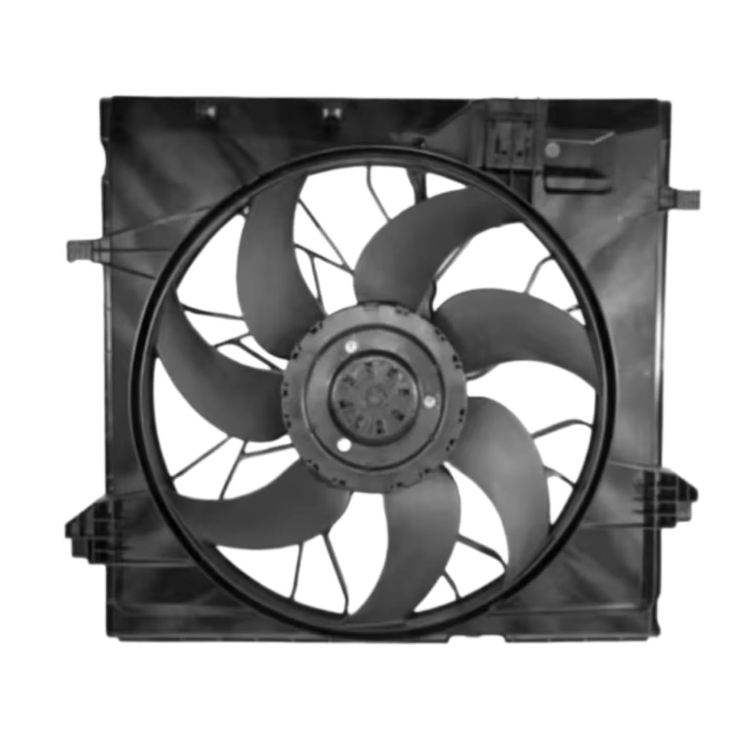 Engine Cooling Fan Mount Kit 600w Radiator Cooling Fan Assembly A0999062400 A0999060700B for Benz for W166 GLE ML320 ML350 ML400 X166 GLS GL350 GL400