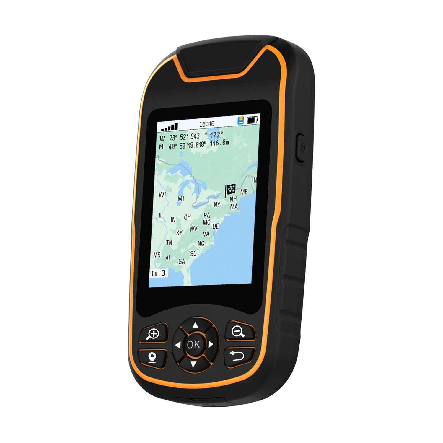 Navigatore GPS portatile per rilevamento esterno, posizionamento coordinato, esportazione dati, impermeabile IP67, ideale per esplorazioni agricole e geologiche