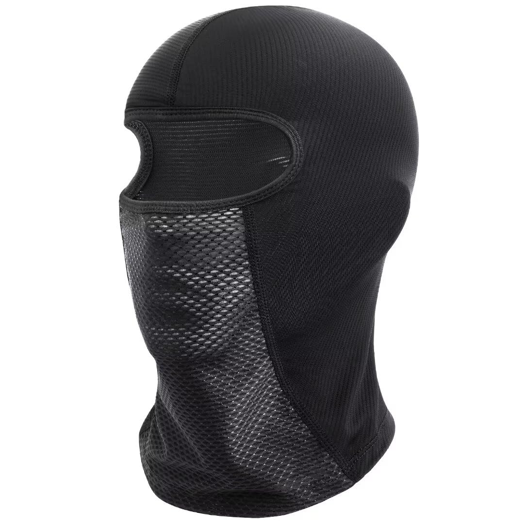 ROTTO Pasamontañas Refrescante Balaclava de Seda para Motociclismo Ciclismo Pesca para Hombre Mujer Protección Solar