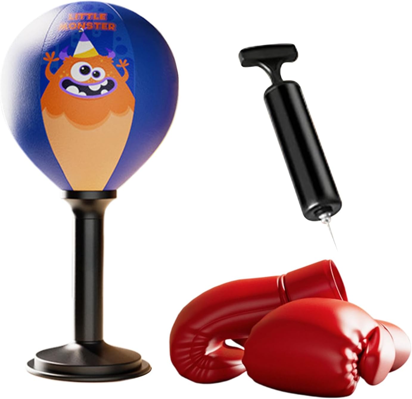Desk Top Punching Bag, Reaction Speed Toy, Stress Relief Equipment, Mini Boxing Simulator, Home Exercise Accessory, Office Fitness Gadget for Kids Adults Home Gym Use