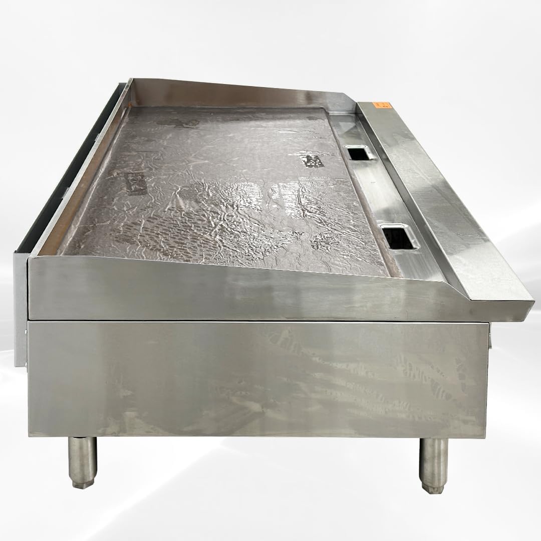 Commercial Griddle Manual 48" Countertop Natural Gas - 120000 BTU ETL CD-MG48