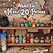Alritz Mystery Potion Kits for Kids, 20 Magic Mix Witch Potion Bottles, Happy Decorations Ornaments Pumpkin Table Craft Toys Gift for Boys Girls Age 6 7 8 9 10 11+ Indoor Outdoor Party Decor