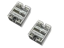 2 PCS Auber SRDA40-LD 40A AC Solid State Relay SSR for PID Temperature Control, UL Listed