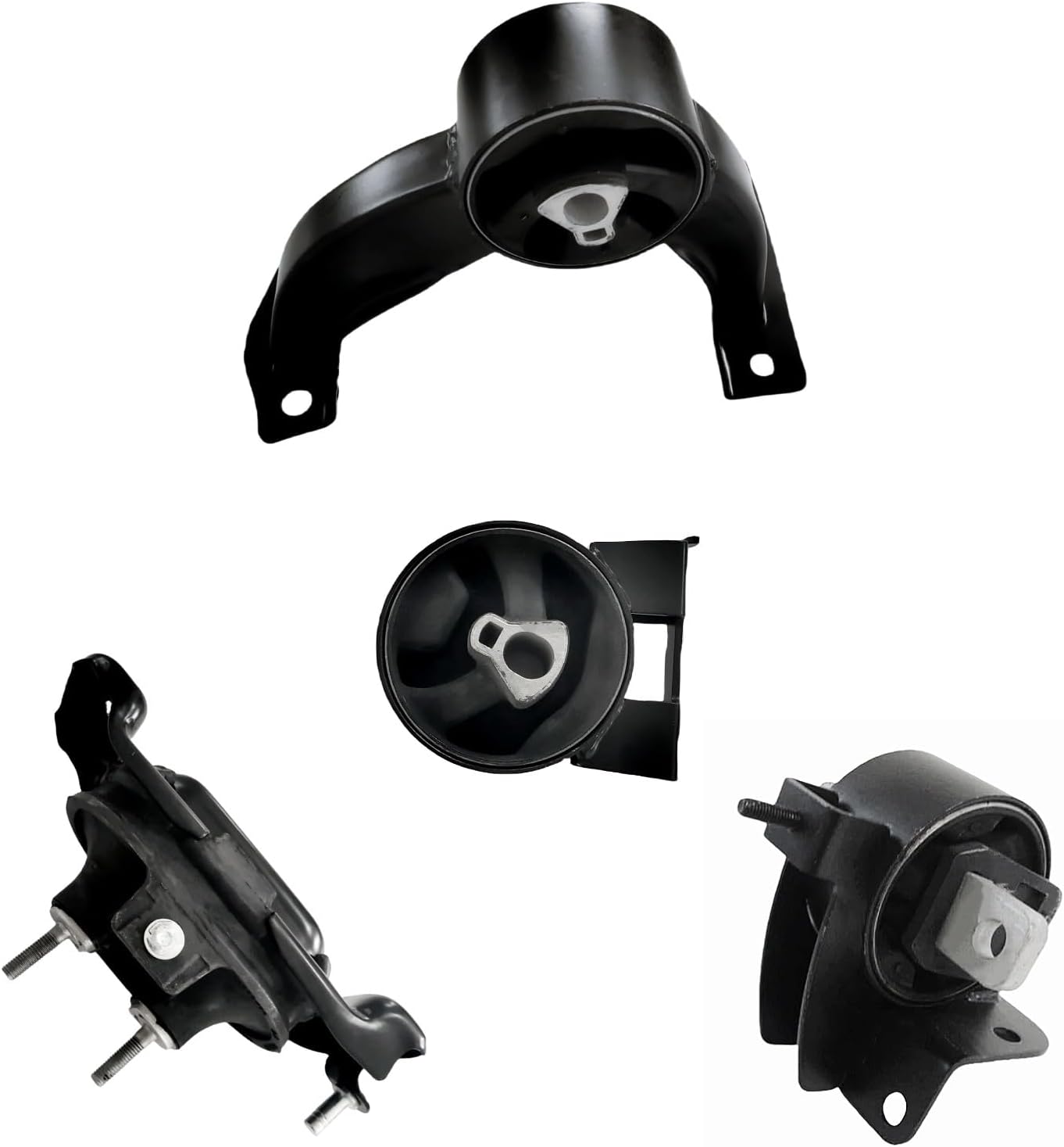 Complete Set of 4 Motor Mounts for 2008-2010 Chrysler Town & Country Grand Caravan 3.3L 3.8L 4.0L - Replaces A5654, A5480, A5465, A5493 - Fixes Engine Vibration