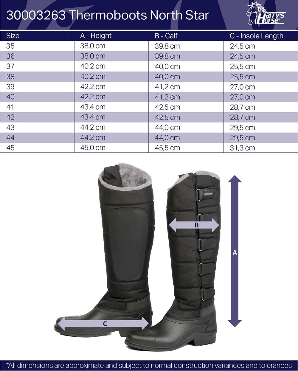 North Star - Botas de equitación