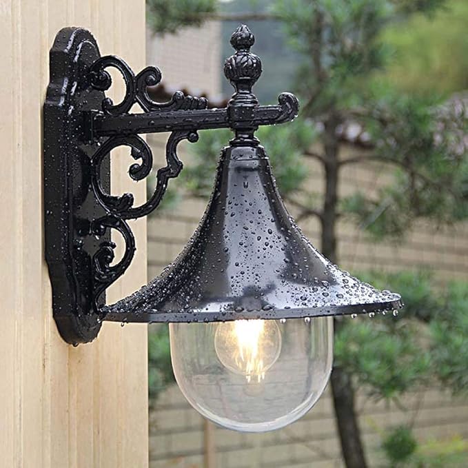 Generic LED Nordic Retro Wall lamp Outdoor Waterproof Wall lamp Courtyard Pavilion Light Garden Villa Wall lamp Fashion Appearance Outdoor Waterproof Wall lamp photo 3