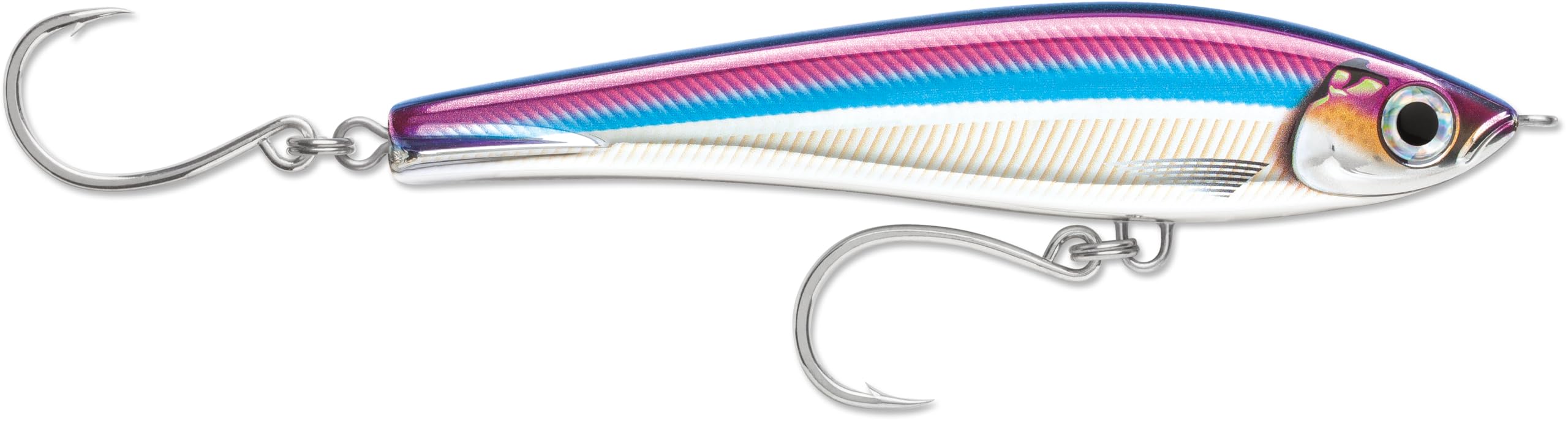 Rapala - X-Rap Magnum Stick Przynęta wędkarska - Plastikowa konstrukcja - Płynąca przynęta na ryby morskie - Zmienna głębokość pływania - Rozmiar 17 cm/88g - Wyprodukowano w Estonii - Purple High