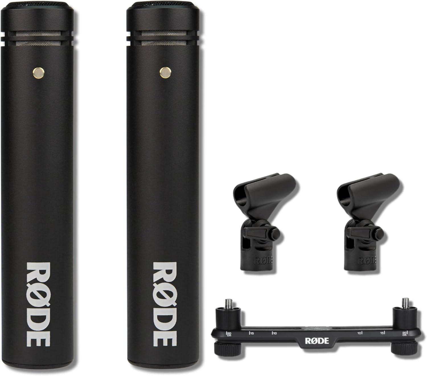 Rode M5 Matched Pair Small-Diaphragm Condenser Microphones with Rode SB20 Stereo Array Spacing Bar