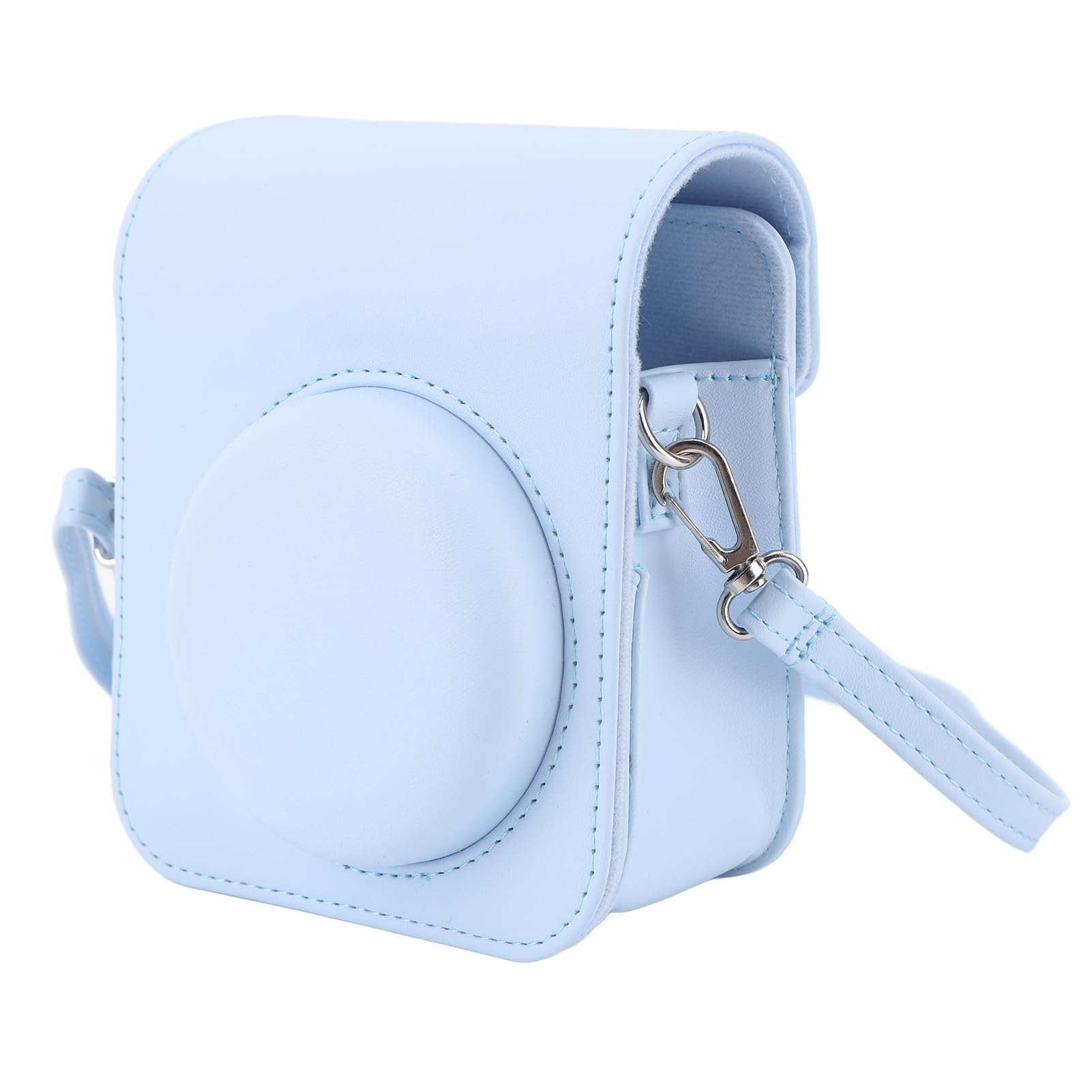 Yosoo Health Gear Camera Protective Bag Mini Instant Camera Leather Case, Wear PU Protective Case for Fujifilm Mini 12 Camera, 5.1x4.3x2.4in Camera Case With Adjustable Shoulder