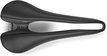 SMP Selle EVO Plus Saddle with Steel Rails (Black)