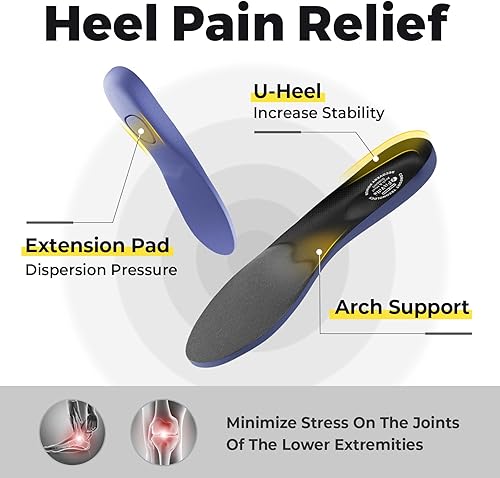 Miniatura 5 de FitVille Zapatos para diabéticos para hombre, sin cordones, para pies hinchados, extra anchos, ajustables, zapatos para caminar para fascitis