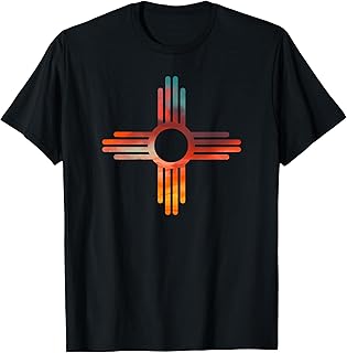 New Mexico State Zia Vintage Retro Modern Design T-Shirt