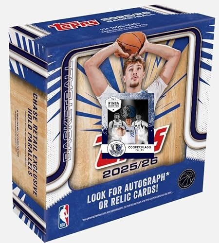 NEW 2025-26 Basketball Card MEGA Box w/224 Cards, Bonus Custom