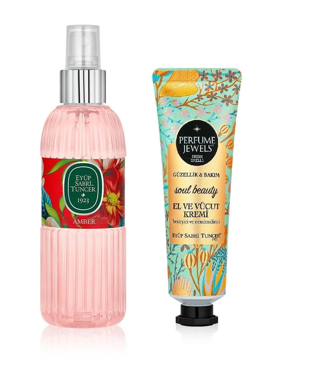 EYÜP SABRİ TUNCER AMBER SPREY KOLONYA 150 ML, SOUL EL VE VÜCUT KREMİ 50 ML, H-PRO HİJYEN MARKET