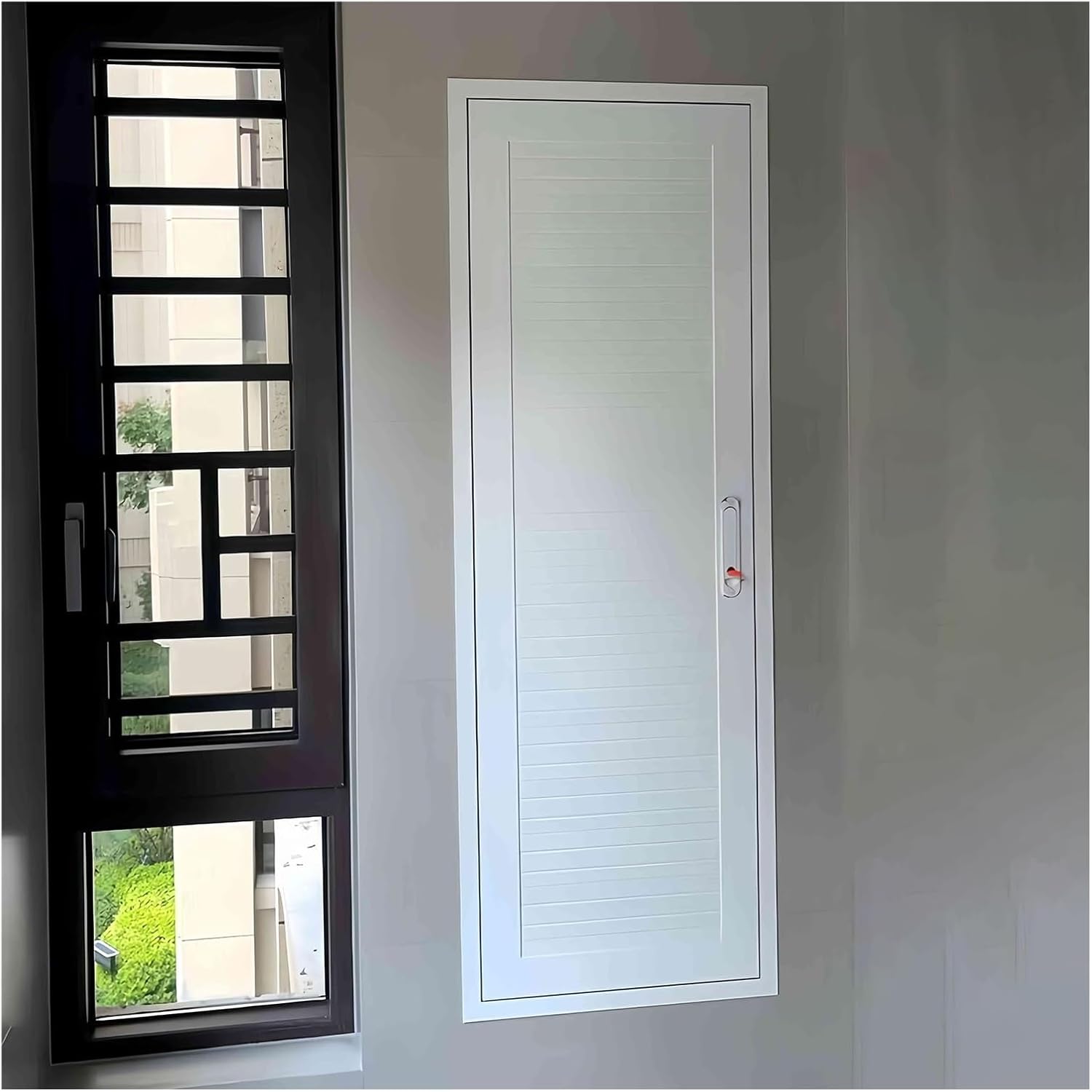 Customizable Aluminum Access Panel for Plumbing, Fire-Resistant Inspection Door for Commercial Use, White 60x90cm/24x36in - Durable, Easy Access Solution