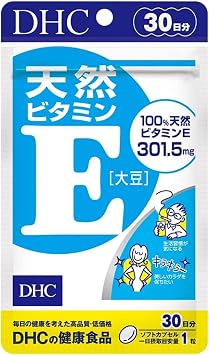 DHC Natural Vitamin E Soybean, 30-Day Supply 30 Capsules